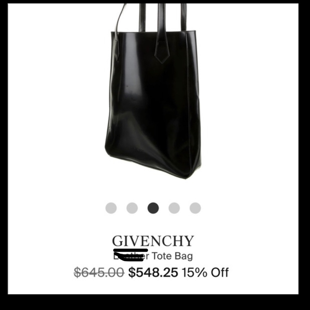 Givenchy Parfums Black Tote bag** Authentic